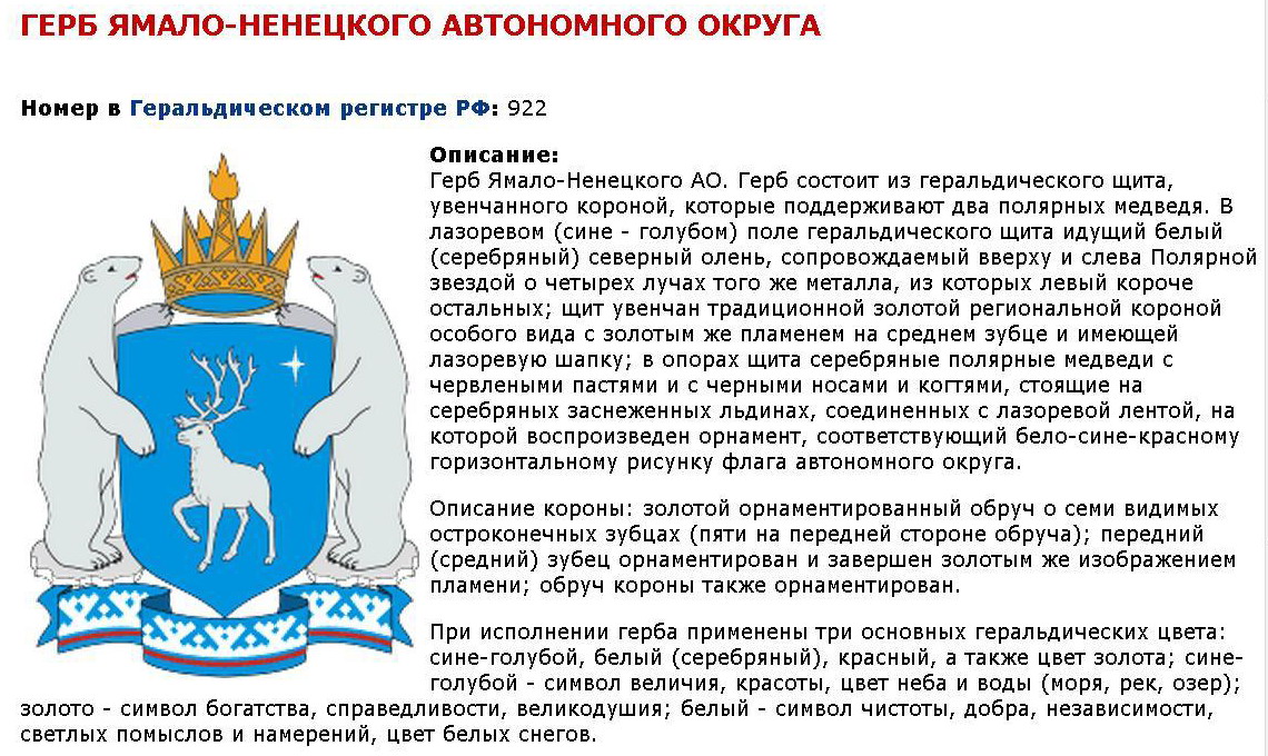 Герб янао картинки