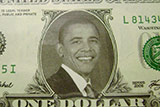 Импровизация: Портрет Обамы на Долларе