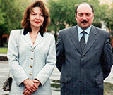 Наталья Ярославова и Михаил Вятчинин, встреча выпускников 2002 год