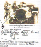 Сюжет из брошюры о Лебеде на тему «Романов – «Шаман», май 2011 года